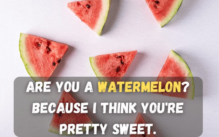 30+ Watermelon Pick Up Line (Funny, Dirty, Cheesy)