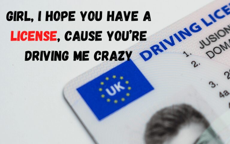 Cdl Pick Up Line (commercial driver’s license)