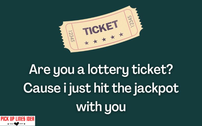 50+ Ticket Pick Up Lines (All Types)